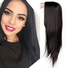 Load image into Gallery viewer, Ombre Green Straight Long Synthetic Wigs For Women  Black Pink Wigs 24 inch 9 Color can be Cosplay Wigs I's a wig