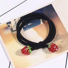 Load image into Gallery viewer, 1PCS Lovely Clover Gray Ball Elastic Hair Bands Toys For Girls Handmade Bow Headband Scrunchy Kids Hair Accessories For Womens
