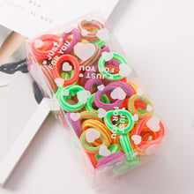 Load image into Gallery viewer, 100PCS/Lot 3.0CM Children Cute Small Ring Rubber Bands Tie Gum Ponytail Holder Elastic Hair Band Headband Girls Hair Accessories