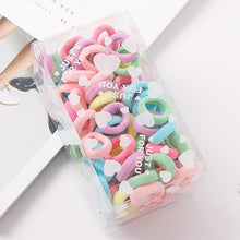 Load image into Gallery viewer, 100PCS/Lot 3.0CM Children Cute Small Ring Rubber Bands Tie Gum Ponytail Holder Elastic Hair Band Headband Girls Hair Accessories