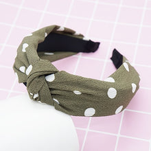 Load image into Gallery viewer, twdvs Top Knot Turban Headband Elastic Hairband Hair Accessories for Girls No Slip Stay on Knotted Head band Hair Band for Women
