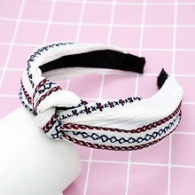 Load image into Gallery viewer, twdvs Top Knot Turban Headband Elastic Hairband Hair Accessories for Girls No Slip Stay on Knotted Head band Hair Band for Women