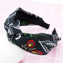 Load image into Gallery viewer, twdvs Top Knot Turban Headband Elastic Hairband Hair Accessories for Girls No Slip Stay on Knotted Head band Hair Band for Women