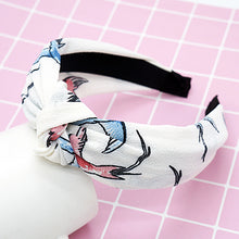 Load image into Gallery viewer, twdvs Top Knot Turban Headband Elastic Hairband Hair Accessories for Girls No Slip Stay on Knotted Head band Hair Band for Women