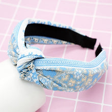 Load image into Gallery viewer, twdvs Top Knot Turban Headband Elastic Hairband Hair Accessories for Girls No Slip Stay on Knotted Head band Hair Band for Women