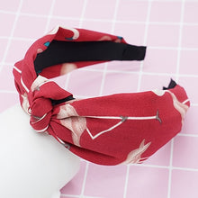 Load image into Gallery viewer, twdvs Top Knot Turban Headband Elastic Hairband Hair Accessories for Girls No Slip Stay on Knotted Head band Hair Band for Women