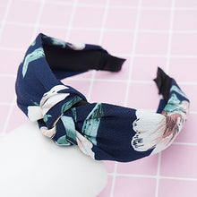 Load image into Gallery viewer, twdvs Top Knot Turban Headband Elastic Hairband Hair Accessories for Girls No Slip Stay on Knotted Head band Hair Band for Women
