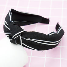 Load image into Gallery viewer, twdvs Top Knot Turban Headband Elastic Hairband Hair Accessories for Girls No Slip Stay on Knotted Head band Hair Band for Women