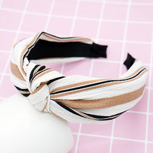 Load image into Gallery viewer, twdvs Top Knot Turban Headband Elastic Hairband Hair Accessories for Girls No Slip Stay on Knotted Head band Hair Band for Women