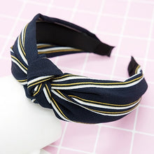 Load image into Gallery viewer, twdvs Top Knot Turban Headband Elastic Hairband Hair Accessories for Girls No Slip Stay on Knotted Head band Hair Band for Women
