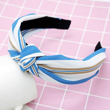 Load image into Gallery viewer, twdvs Top Knot Turban Headband Elastic Hairband Hair Accessories for Girls No Slip Stay on Knotted Head band Hair Band for Women
