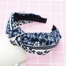 Load image into Gallery viewer, twdvs Top Knot Turban Headband Elastic Hairband Hair Accessories for Girls No Slip Stay on Knotted Head band Hair Band for Women