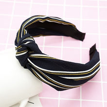 Load image into Gallery viewer, twdvs Top Knot Turban Headband Elastic Hairband Hair Accessories for Girls No Slip Stay on Knotted Head band Hair Band for Women
