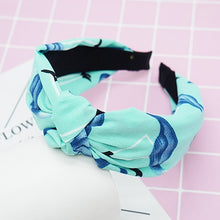 Load image into Gallery viewer, twdvs Top Knot Turban Headband Elastic Hairband Hair Accessories for Girls No Slip Stay on Knotted Head band Hair Band for Women