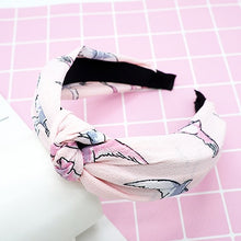 Load image into Gallery viewer, twdvs Top Knot Turban Headband Elastic Hairband Hair Accessories for Girls No Slip Stay on Knotted Head band Hair Band for Women