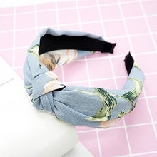 Load image into Gallery viewer, twdvs Top Knot Turban Headband Elastic Hairband Hair Accessories for Girls No Slip Stay on Knotted Head band Hair Band for Women