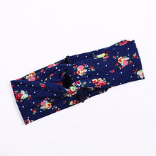 Load image into Gallery viewer, Women Flora Printed Headband Rope Elastic Hair Bands Hair Gum Clip Women Female Turban Hair Accessories haarbanden voor vrouwen