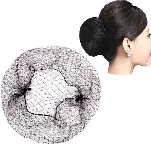 10 Pcs Elastic Nylon Hairnets Black Blonde and White Color Invisible Hair nets For Package Hair and Wig Cap