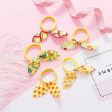 Load image into Gallery viewer, New 5PCS/Lot Fashion Rabbit Elastic Hair Bands Hair Accessories For Girls Cute Ponytail Holder Rubber Bands Children Scrunchies