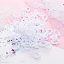 Load image into Gallery viewer, 100pcs Wholesale Girls 1.5cm Colorful Small Ring Elastic Hair Bands Ponytail Holder Rubber Bands Scrunchie Kids Hair Accessories