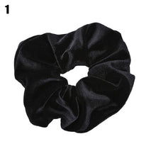 Load image into Gallery viewer, Luxury Elastic Hair Bands Soft Velvet Hair Scrunchie Ponytail Donut Grip Loop Holder Stretchy Hair Band Women Hair Accessories
