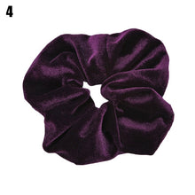 Load image into Gallery viewer, Luxury Elastic Hair Bands Soft Velvet Hair Scrunchie Ponytail Donut Grip Loop Holder Stretchy Hair Band Women Hair Accessories