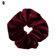 Load image into Gallery viewer, Luxury Elastic Hair Bands Soft Velvet Hair Scrunchie Ponytail Donut Grip Loop Holder Stretchy Hair Band Women Hair Accessories