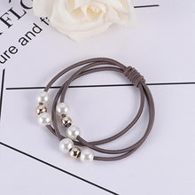Load image into Gallery viewer, Girls Sweet Pearl Elastic Hair Bands Princess Ponytail Holder Gum For Hair Scrunchies Headband Rubber Band Kids Hair Accessories