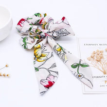 Load image into Gallery viewer, 2019 New Bow Streamers Hair Ring Fashion Ribbon Girl Hair Bands Scrunchies Ponytail Hair Bows Girl Holder Rope Hair Accessories