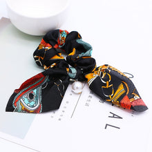 Load image into Gallery viewer, 2019 New Bow Streamers Hair Ring Fashion Ribbon Girl Hair Bands Scrunchies Ponytail Hair Bows Girl Holder Rope Hair Accessories