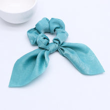 Load image into Gallery viewer, 2019 New Bow Streamers Hair Ring Fashion Ribbon Girl Hair Bands Scrunchies Ponytail Hair Bows Girl Holder Rope Hair Accessories