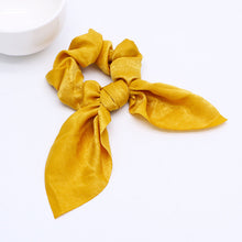 Load image into Gallery viewer, 2019 New Bow Streamers Hair Ring Fashion Ribbon Girl Hair Bands Scrunchies Ponytail Hair Bows Girl Holder Rope Hair Accessories