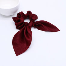 Load image into Gallery viewer, 2019 New Bow Streamers Hair Ring Fashion Ribbon Girl Hair Bands Scrunchies Ponytail Hair Bows Girl Holder Rope Hair Accessories