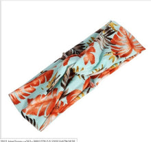 Load image into Gallery viewer, Women Flora Printed Headband Rope Elastic Hair Bands Hair Gum Clip Women Female Turban Hair Accessories haarbanden voor vrouwen