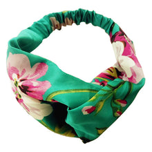 Load image into Gallery viewer, Women Flora Printed Headband Rope Elastic Hair Bands Hair Gum Clip Women Female Turban Hair Accessories haarbanden voor vrouwen