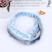 Load image into Gallery viewer, Women Flora Printed Headband Rope Elastic Hair Bands Hair Gum Clip Women Female Turban Hair Accessories haarbanden voor vrouwen