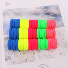 Load image into Gallery viewer, 50pcs/lot kids hair rope Hair Accessories Scrunchy Elastic Hair Bands HairBand Girls decorations Rubber Band for hair 3cm