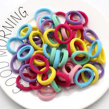 Load image into Gallery viewer, 3cm 66pcs/ box cute Candy Colour elastic hair band Rubber Bands Kids hairband Hair Accessories for Girl Headband Hair Rope