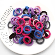 Load image into Gallery viewer, 3cm 66pcs/ box cute Candy Colour elastic hair band Rubber Bands Kids hairband Hair Accessories for Girl Headband Hair Rope