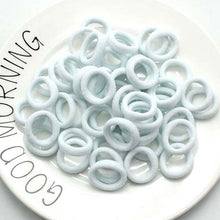 Load image into Gallery viewer, 3cm 50pcs/lot Hair Accessories kids Rubber bands Scrunchy Elastic Hair Bands Girls Headband decorations ties  Gum for hair