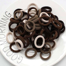 Load image into Gallery viewer, 3cm 50pcs/lot Hair Accessories kids Rubber bands Scrunchy Elastic Hair Bands Girls Headband decorations ties  Gum for hair