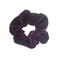 Load image into Gallery viewer, Solid Lady Hair Scrunchies Ring Elastic Hair Bands Pure Color Bobble Sports Dance Velvet Soft Charming Scrunchie Hairband