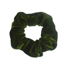 Load image into Gallery viewer, Solid Lady Hair Scrunchies Ring Elastic Hair Bands Pure Color Bobble Sports Dance Velvet Soft Charming Scrunchie Hairband