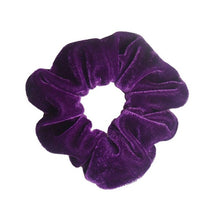 Load image into Gallery viewer, Solid Lady Hair Scrunchies Ring Elastic Hair Bands Pure Color Bobble Sports Dance Velvet Soft Charming Scrunchie Hairband