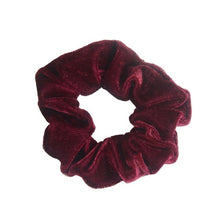 Load image into Gallery viewer, Solid Lady Hair Scrunchies Ring Elastic Hair Bands Pure Color Bobble Sports Dance Velvet Soft Charming Scrunchie Hairband