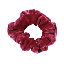 Load image into Gallery viewer, Solid Lady Hair Scrunchies Ring Elastic Hair Bands Pure Color Bobble Sports Dance Velvet Soft Charming Scrunchie Hairband
