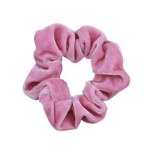 Load image into Gallery viewer, Solid Lady Hair Scrunchies Ring Elastic Hair Bands Pure Color Bobble Sports Dance Velvet Soft Charming Scrunchie Hairband