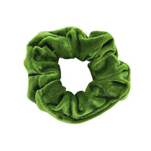 Load image into Gallery viewer, Solid Lady Hair Scrunchies Ring Elastic Hair Bands Pure Color Bobble Sports Dance Velvet Soft Charming Scrunchie Hairband