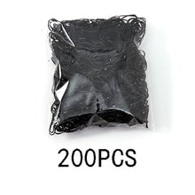 Load image into Gallery viewer, 200/1000PCS Cute Girls Colourful Ring Disposable Elastic Hair Bands Ponytail Holder Rubber Band Scrunchies Kids Hair Accessories