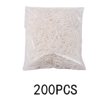 Load image into Gallery viewer, 200/1000PCS Cute Girls Colourful Ring Disposable Elastic Hair Bands Ponytail Holder Rubber Band Scrunchies Kids Hair Accessories